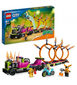 Lego konstruktor City 60357 Stunt Truck & Ring of Fire Challenge 5702017416175