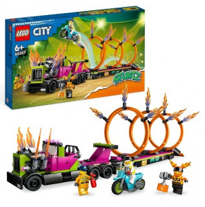 Lego konstruktor City 60357 Stunt Truck & Ring of Fire Challenge 5702017416175