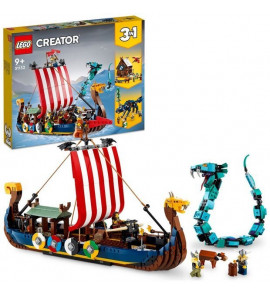 Lego konstruktor 31132 Viking Ship and the Midgard Serpent 5702017153230