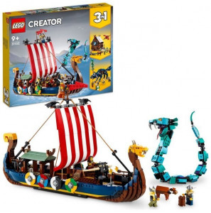 Lego konstruktor 31132 Viking Ship and the Midgard Serpent 5702017153230